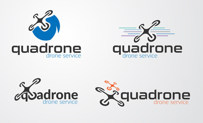 drone logo - obrazy, fototapety, plakaty