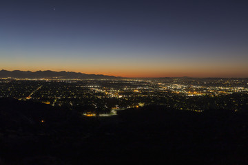 San Fernando Valley Los Angeles Dawn