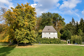 Goethes Gartenhaus im Ilmpark in Weimar