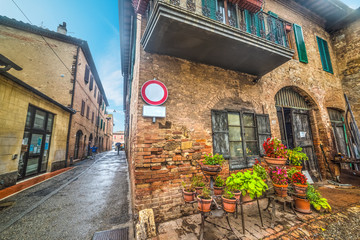 Fototapeta premium Rustykalny narożnik w Buonconvento