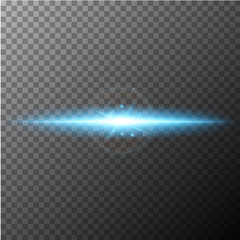 Blue light glowing on gray background