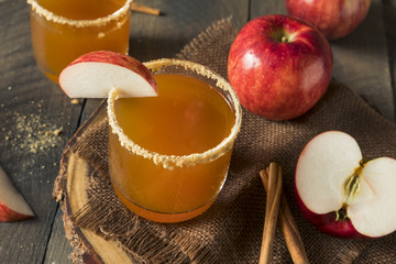 Homemade Rustic Apple Cider Pie Cocktail