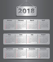 2018 English calendar_tablet