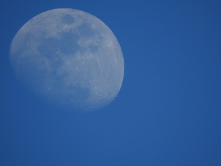 moon, lunar, sky, blue, day time, light, transparent, illuminated,  full moon