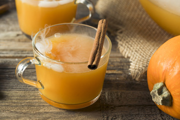 Homemade Spooky Pumpkin Spice Punch
