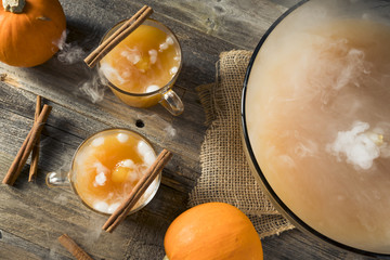 Homemade Spooky Pumpkin Spice Punch
