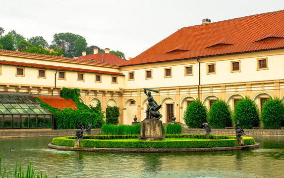 Wallenstein Garden in Prague, Czech Republic..