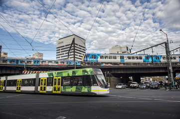 light rail in Melbourne