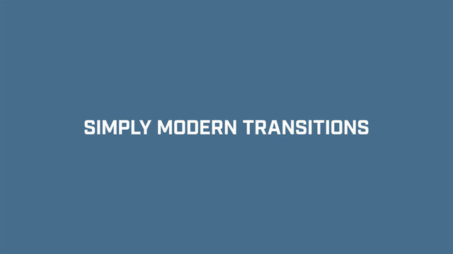 Simple and Modern Transitions Pack