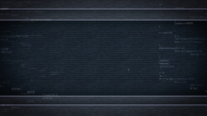 Glitched Code Screen Background