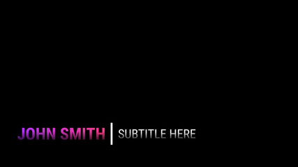 Divided Pink Gradient and White Lower Third