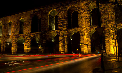 Aqueduct long exposure Istanbul