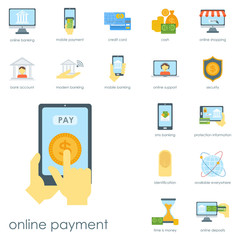 Money finanse banking safety icons business currency card deposit payment vector illustration.