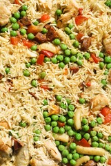 Paella Valenciana, Spanish rice dish