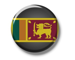 Fototapeta premium Button, flag of Sri Lanka