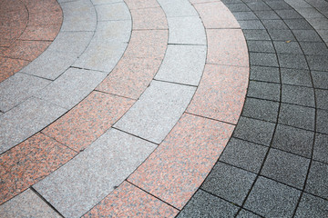 Stone floor pavement