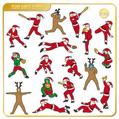 サンタクロースの野球チーム