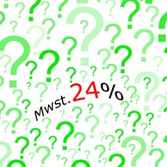 Mehrwertsteuererhoehung 24%, German for VAT increase