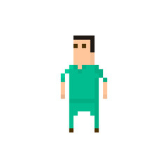 Pixel character surgeon for games and applications