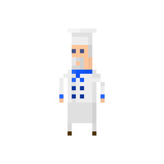 Pixel character cook for games and applications