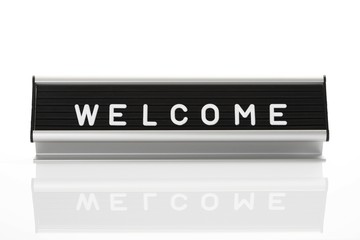 Welcome sign