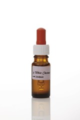 Bach flowers, drops in a stock bottle with a glass pipette, White Chestnut