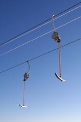 Obraz premium T-bar ski lift