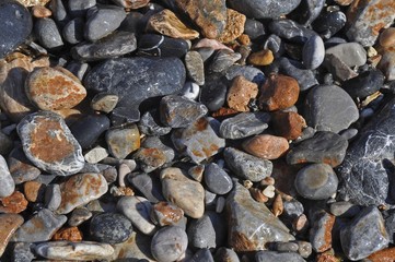 Pebbles on the beach