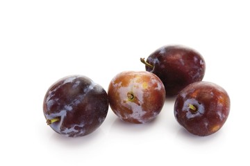 Fresh plums