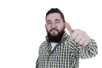 Fototapeta premium Young bearded man