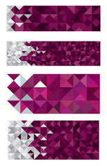 Obraz premium Abstract Qatar Flag, Qatari Colors (Vector Art)