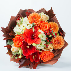 vivid bouquet of flowers