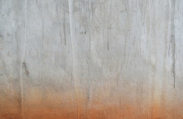 orange soil on dirty old concrete for background