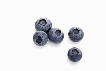Five blueberries