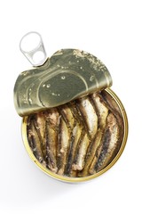 Russian sprats in tin