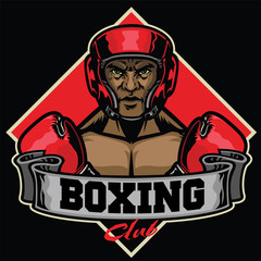 boxing club badge