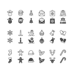 Christmas icons, included normal and enable state.