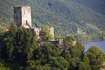 Fototapeta na wymiar Burg Gutenfels Castle in Kaub am Rhein, Rhineland-Palatinate, Germany, Europe
