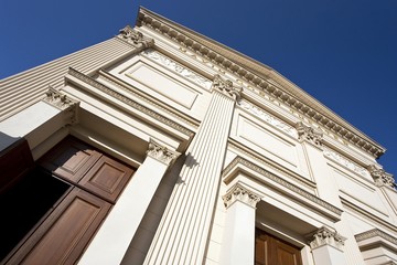 Facade of the Maxim Gorki Theater in Berlin, Germany, Europe