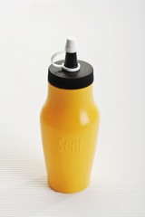 Mustard bottle made from plastic