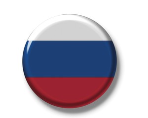 Button, flag of Russia