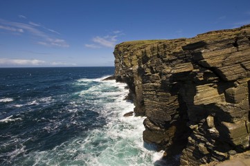 Cliffs, Orkney Islands, Scotland, United Kingdom, Europe