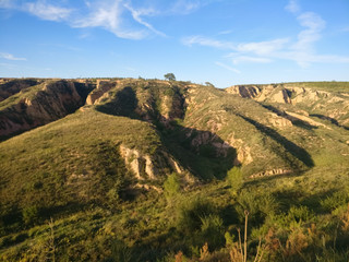 The Plateau Autumn Scene