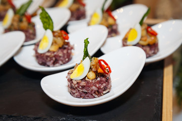 Tasty Cocktail food or appetizer food