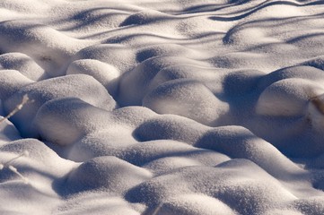 Fototapeta na wymiar Snow surface, winter at Weitsee lake, Chiemgau in Ruhpolding, Bavaria, Germany, Europe