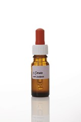 Bach flowers, drops in a stock bottle with a glass pipette, Cerato