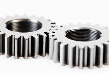 Two lying cog wheels