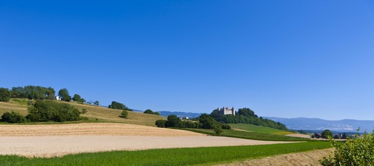 Obraz premium Chateau de Champvent, Canton of Vaud, Switzerland, Europe