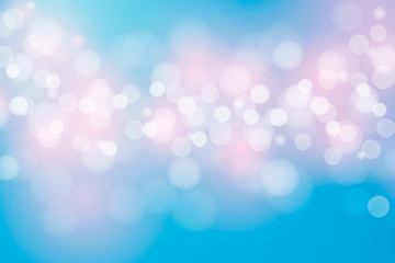 Obraz premium Editable vector illustration of light clouds in a blue sky