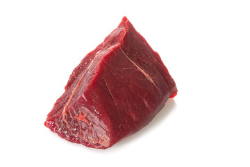 Obraz premium raw beef isolated on white